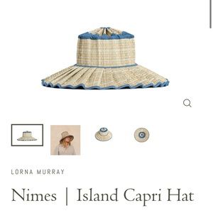 Lorna Murray Island Capri Hat - Nimes